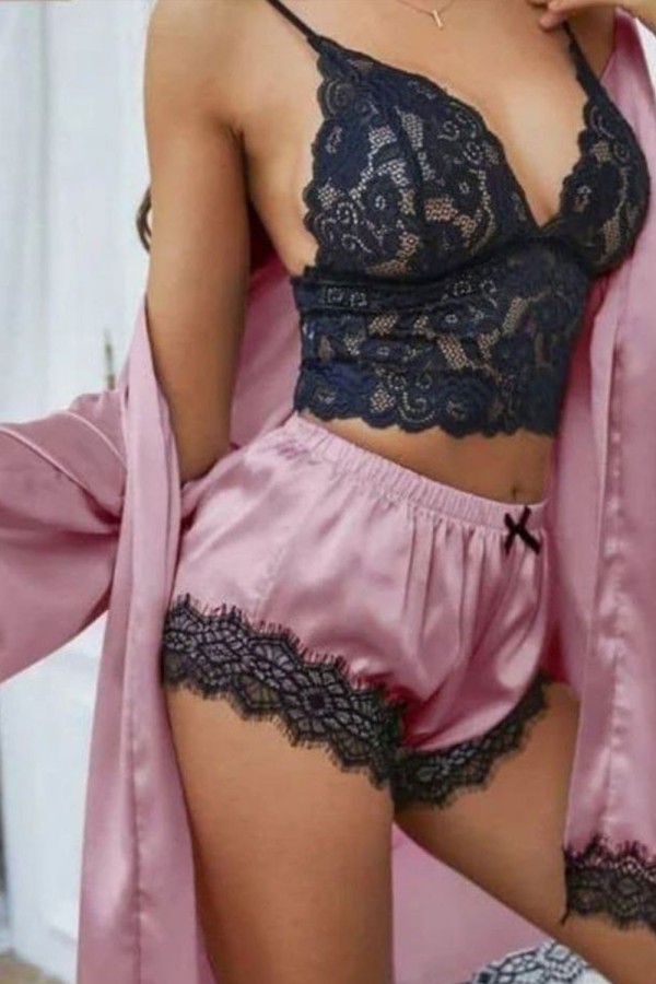 روبدوشامبر با شلوارک وتاپ طناز