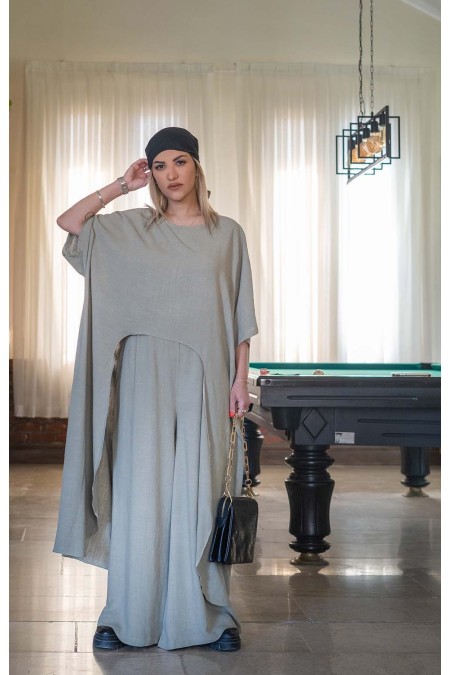 ست پانچو و شلوار مدل مهدا